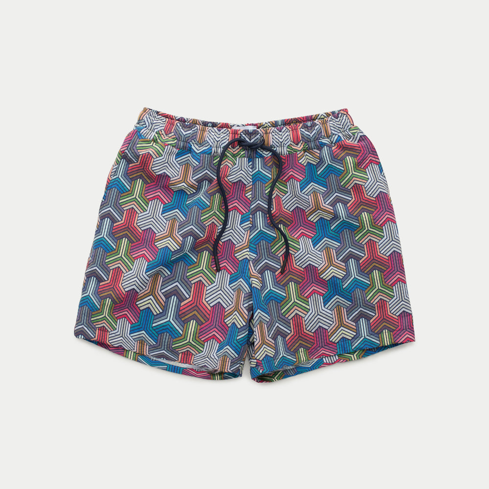
                  
                    Swim Shorts Geometric Pattern 5" inseam
                  
                