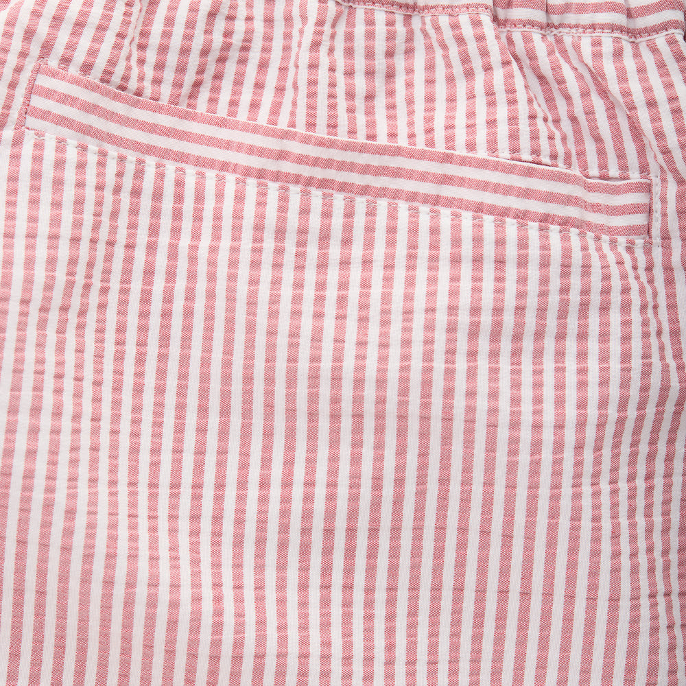 
                  
                    Swim Shorts Red and White Seersucker 5" inseam
                  
                