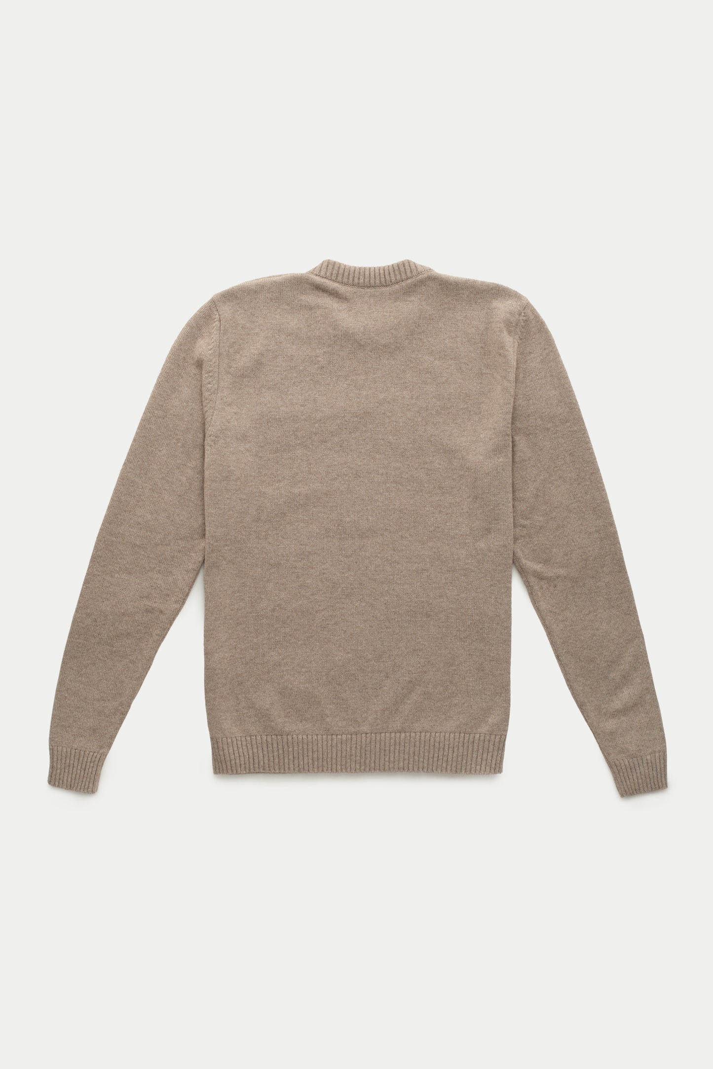 Baby Cashmere Knitted Long Sleeve Crewneck Eco Brown