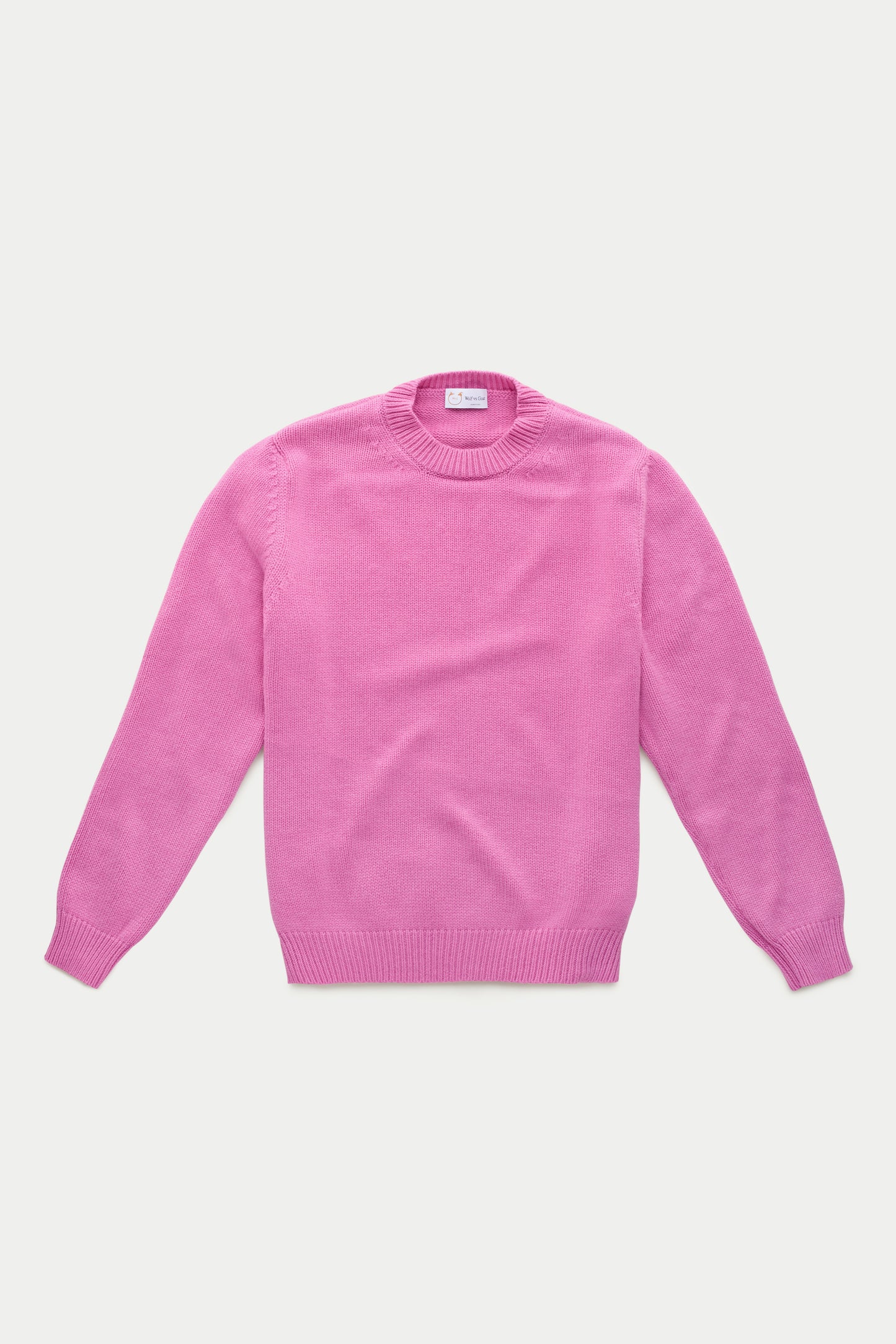 Cashmere Crewneck Sweater Fuxia