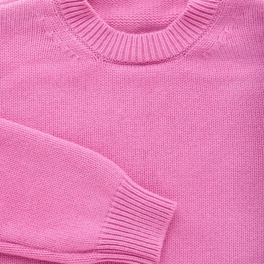 Cashmere Crewneck Sweater Fuxia