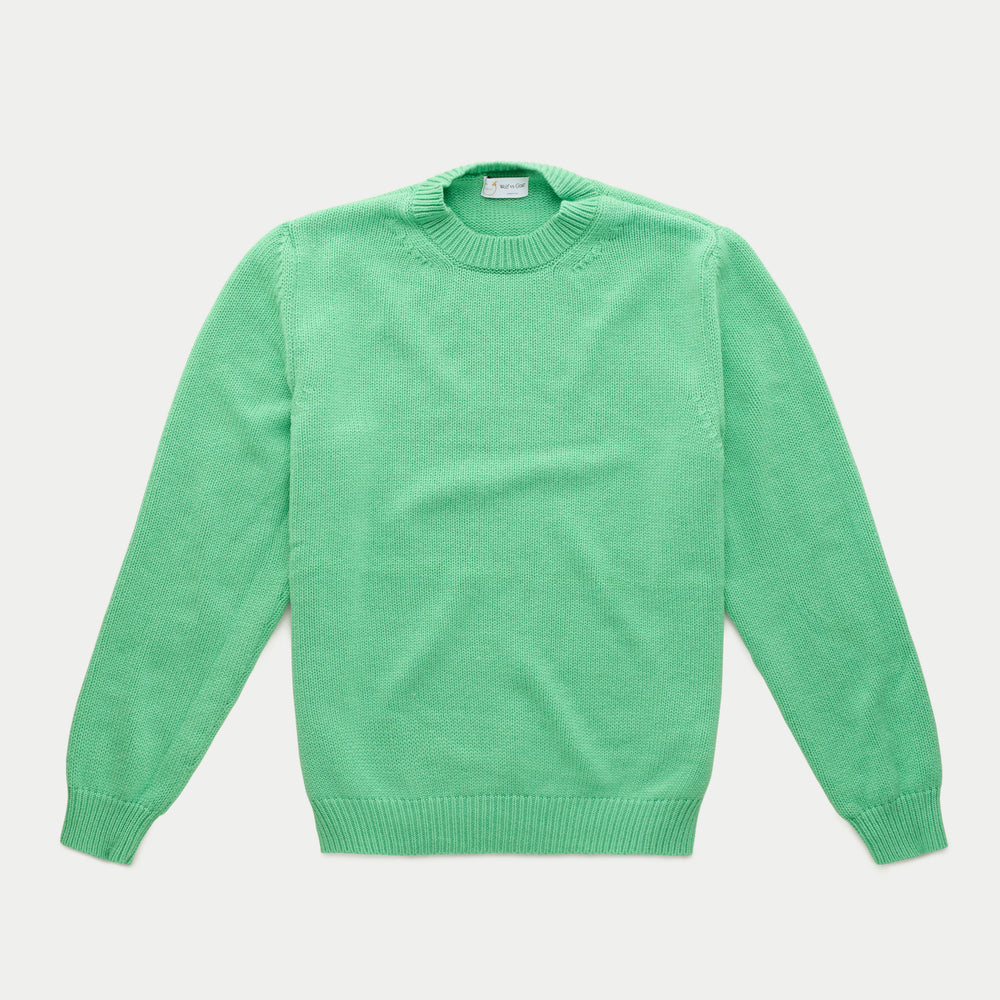 Cashmere Crewneck Sweater Irish Green