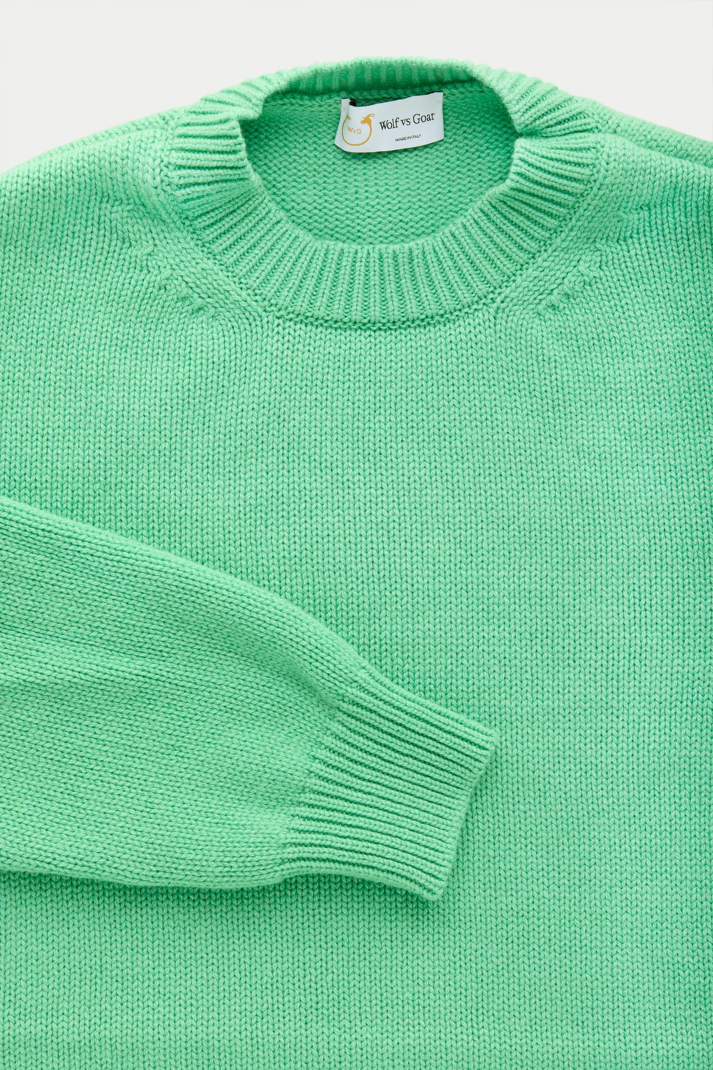 Cashmere Crewneck Sweater Irish Green