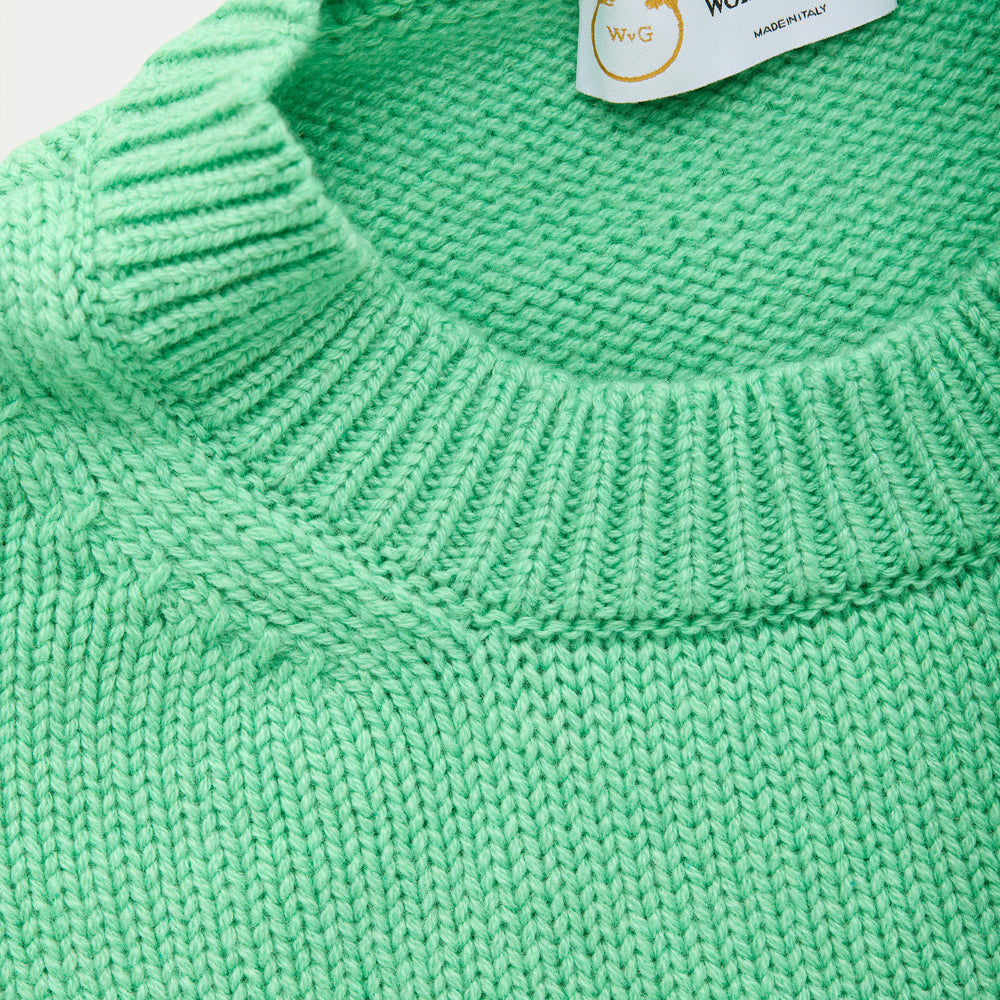 
                  
                    Cashmere Crewneck Sweater Irish Green
                  
                