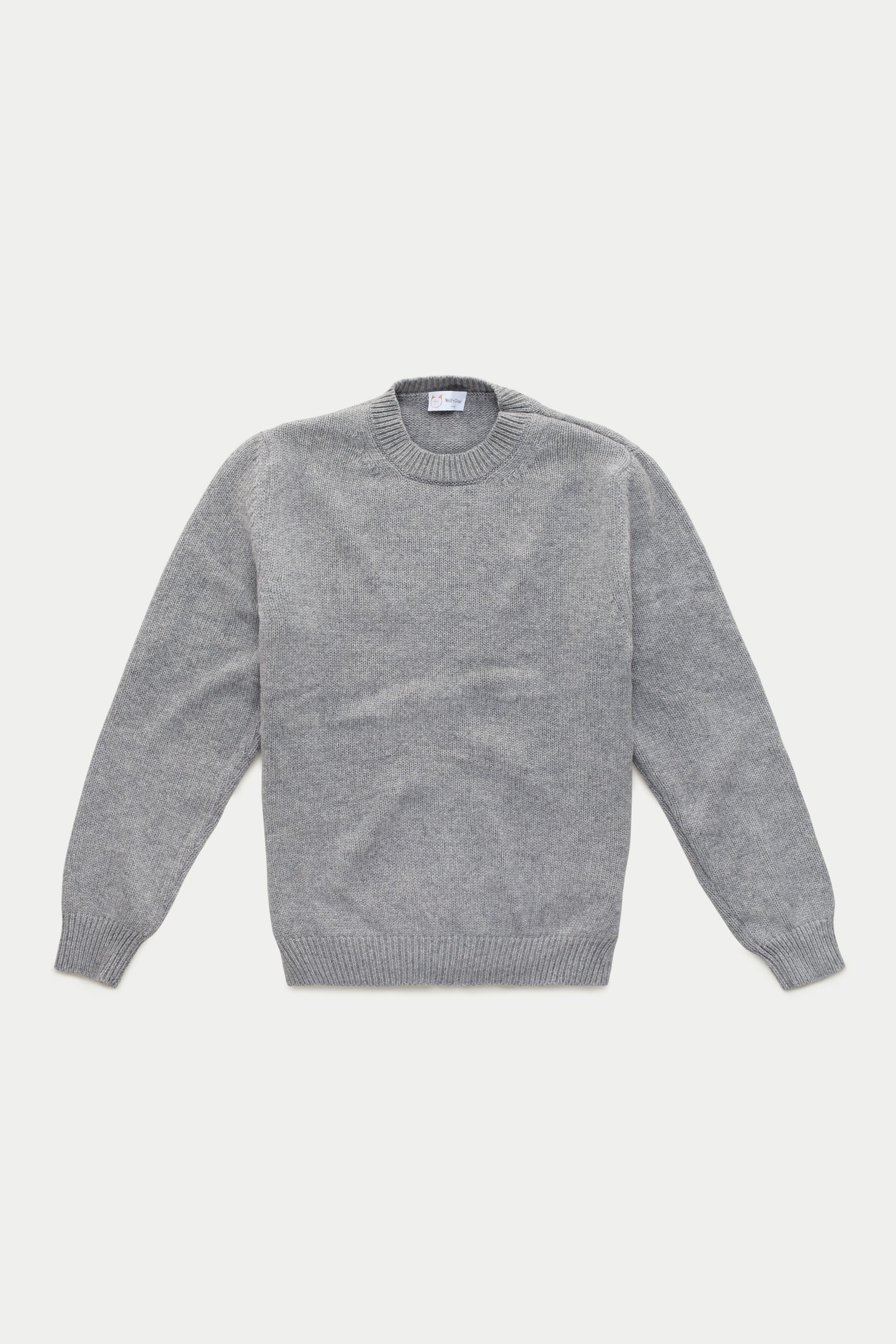 Cashmere Crewneck Sweater Grigio Medio