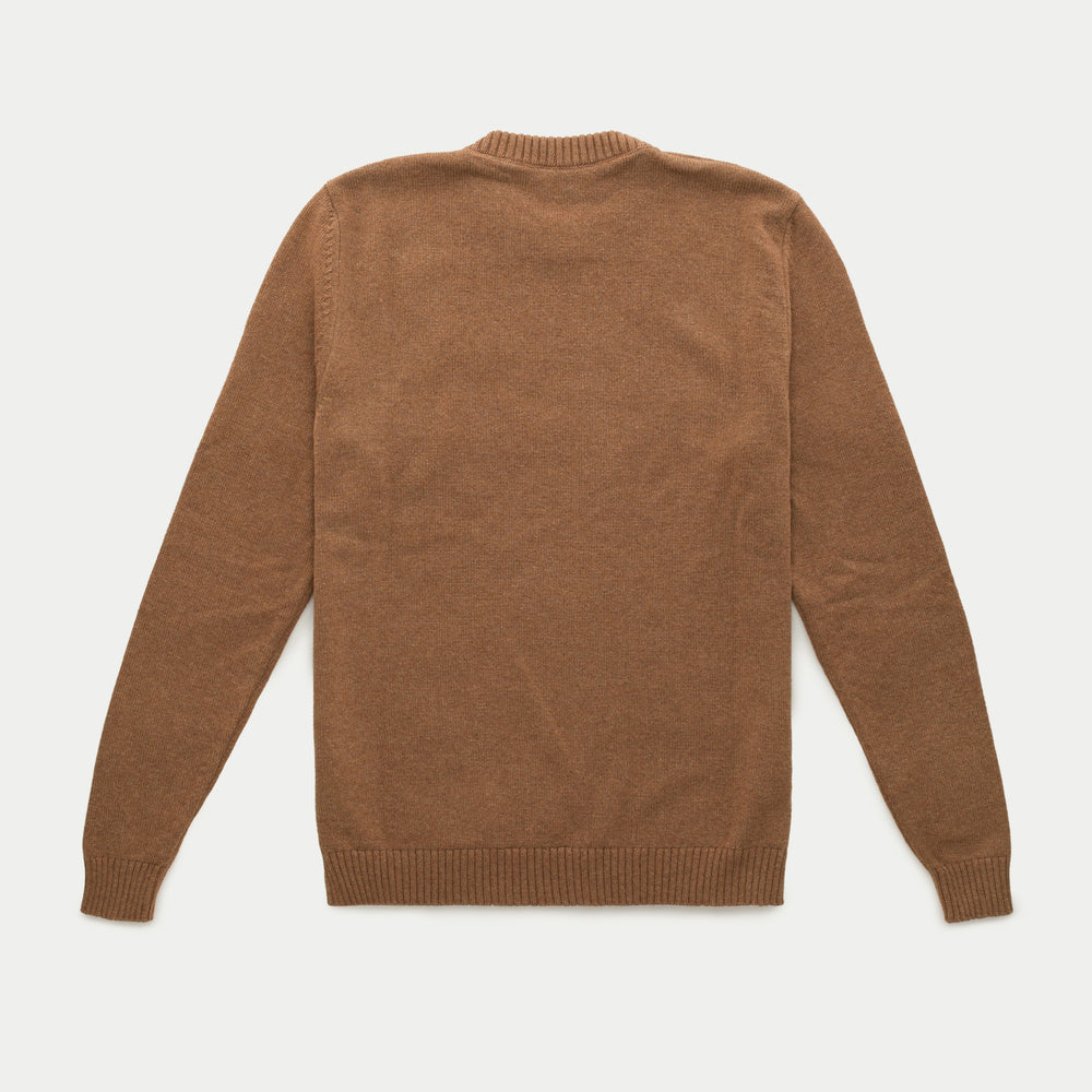 Baby Cashmere Knitted Long Sleeve Crewneck Jitney