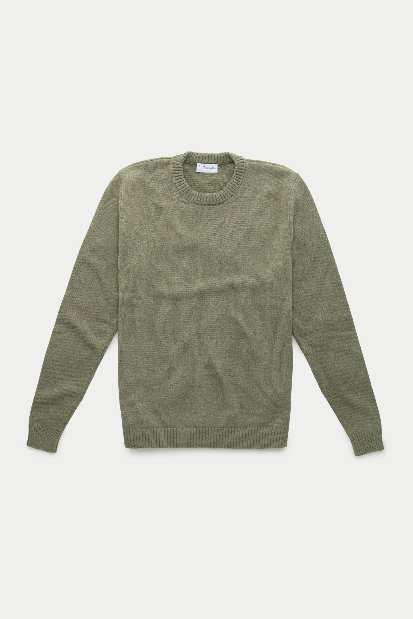 Crown Cashmere Knitted Long Sleeve Crewneck Juniperus