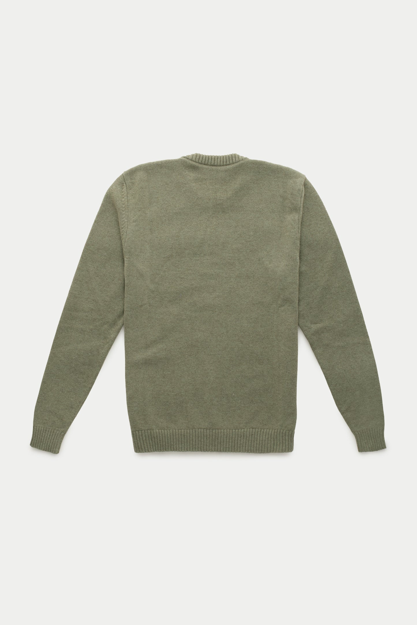 Crown Cashmere Knitted Long Sleeve Crewneck Juniperus