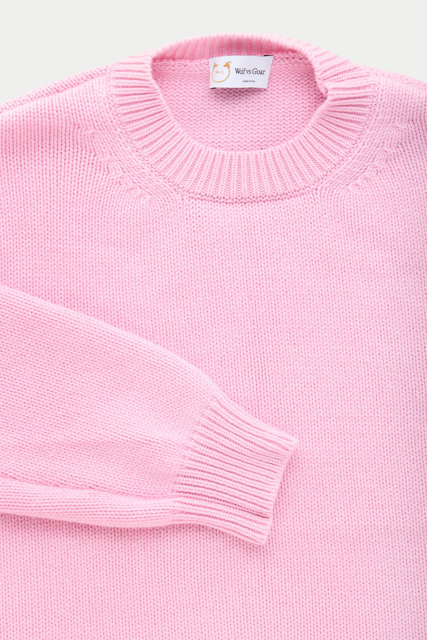Cashmere Crewneck Sweater Rosa