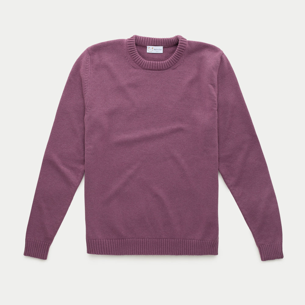 Crown Cashmere Knitted Long Sleeve Crewneck Rudbeckia