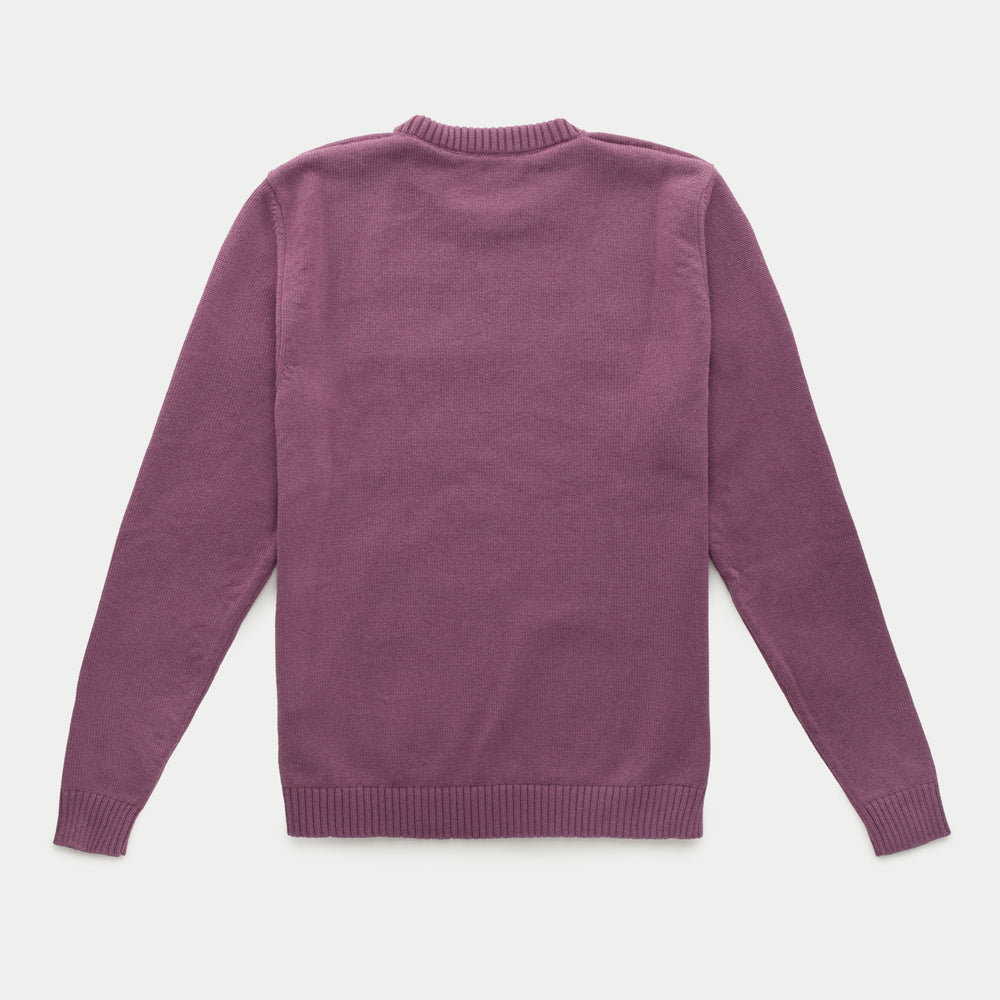 Crown Cashmere Knitted Long Sleeve Crewneck Rudbeckia