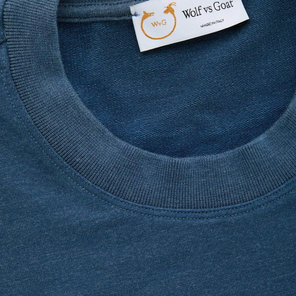 
                  
                    Crewneck Set Sleeve Bleach Sweatshirt Bamboo Sorona Navy
                  
                