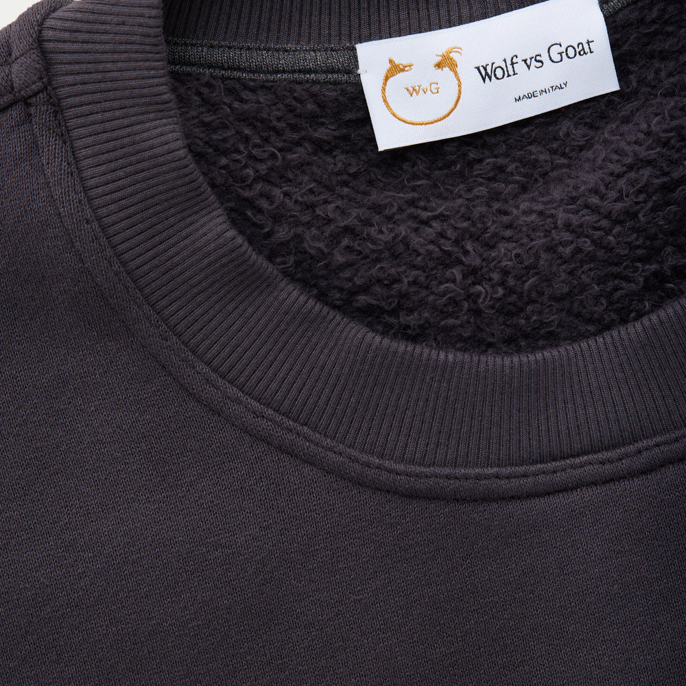 
                  
                    Cotton Fitted Crewneck Sweatshirt Chocolate Tort
                  
                