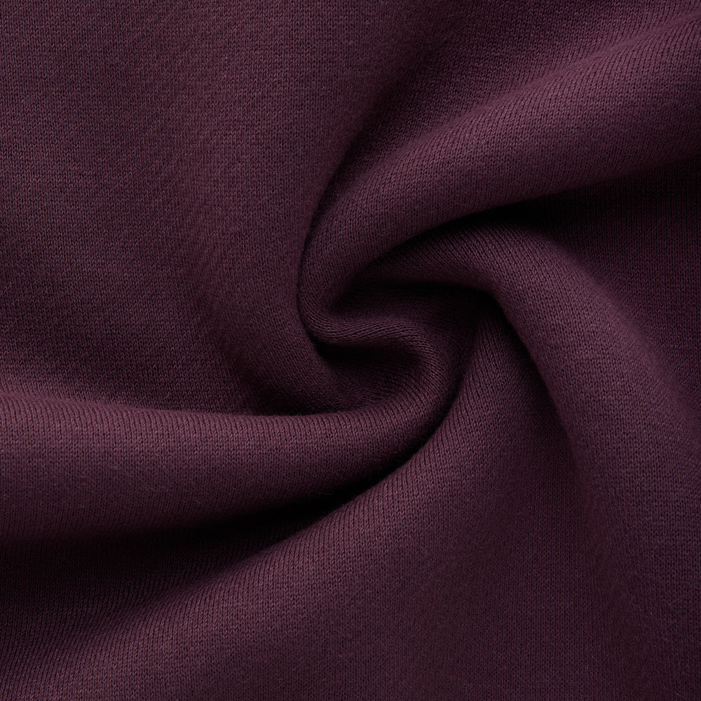 
                  
                    Cotton Fitted Crewneck Sweatshirt Mulberry Wine
                  
                