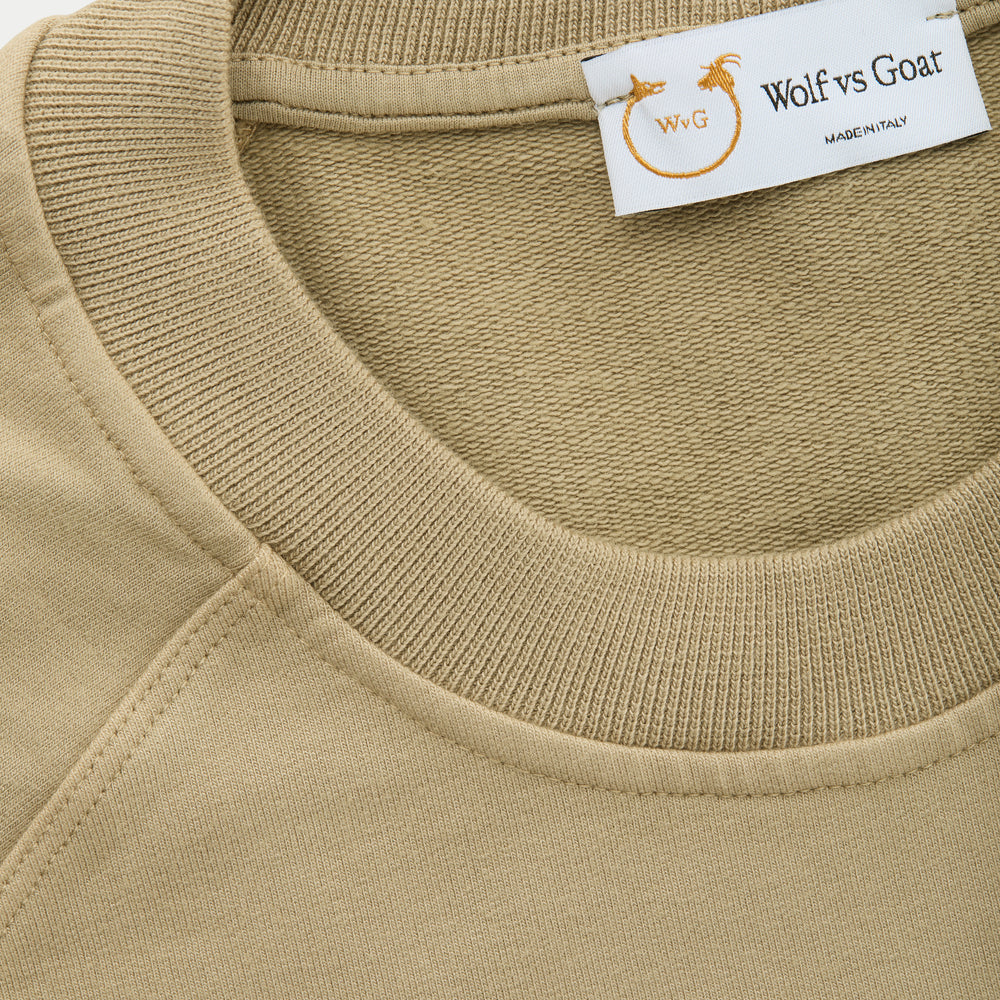 
                  
                    Cotton Modal Relaxed Raglan Sweatshirt Candied Ginger
                  
                