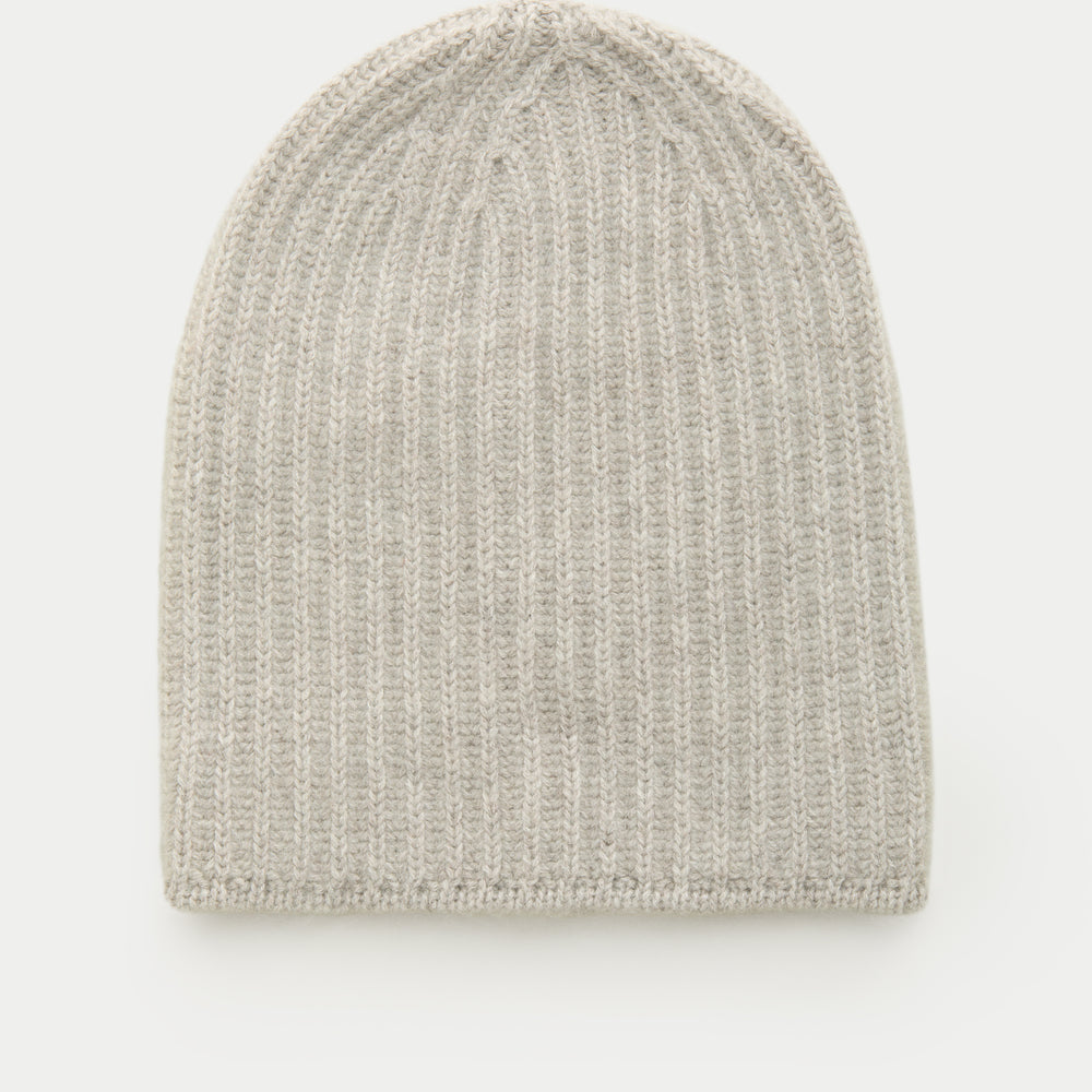 Wide Cuff Cashmere Beanie Dove