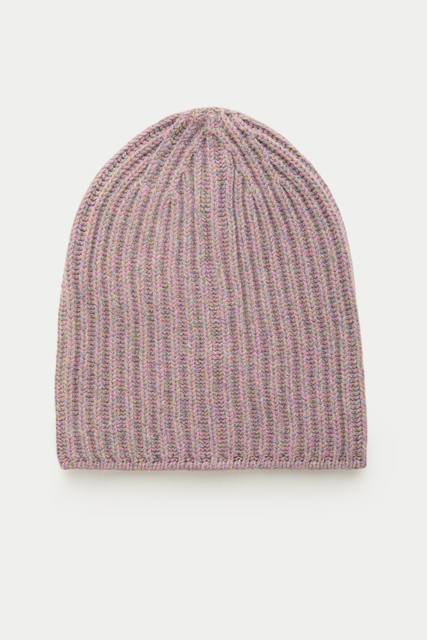 Wide Cuff Baby Alpaca Beanie Dusty Blend