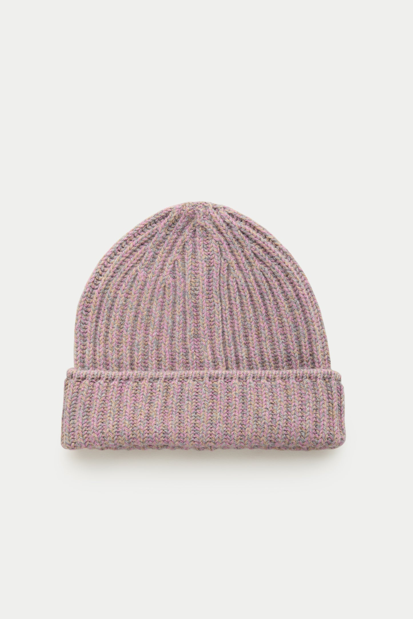 Wide Cuff Baby Alpaca Beanie Dusty Blend