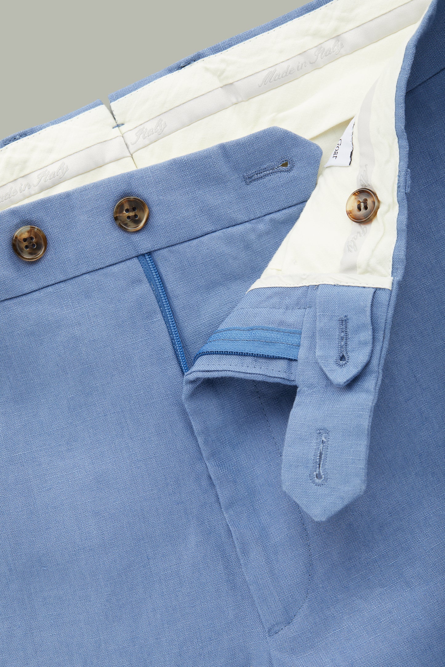 Franco Linen Trouser Celestial Blue