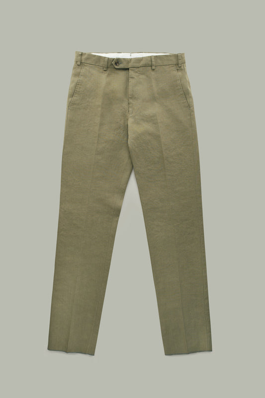 Franco Linen Trouser Sage