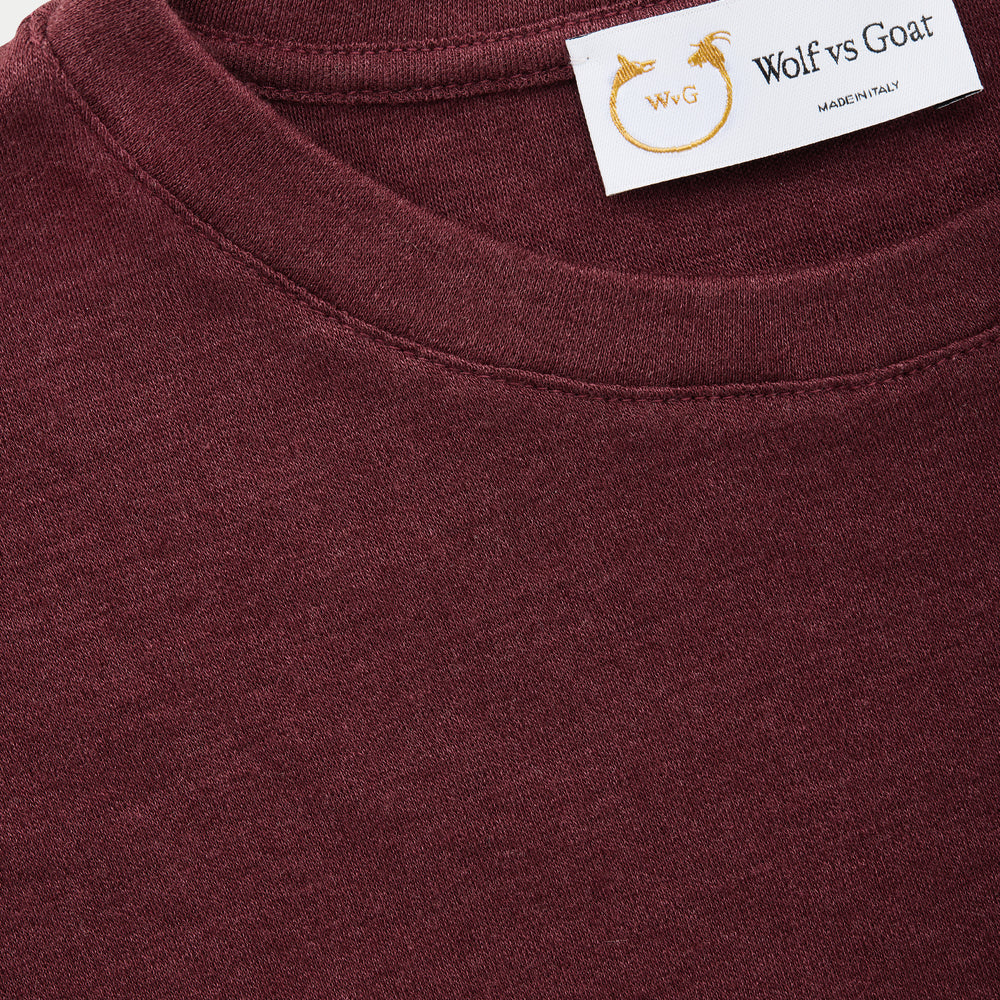
                  
                    Cashmere Silk Interlock Short Sleeve Crewneck T-Shirt Red
                  
                