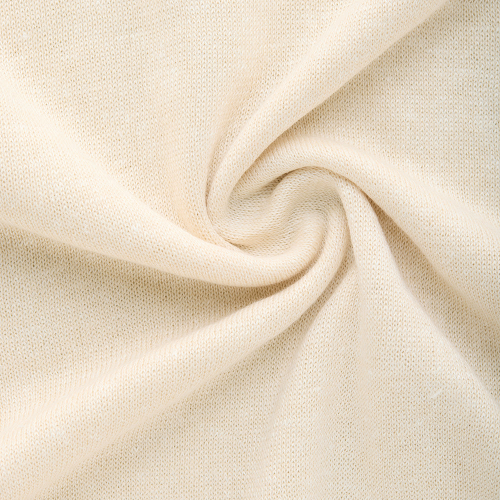 
                  
                    Short Sleeve Linen Cotton Knitted Crewneck Panna
                  
                