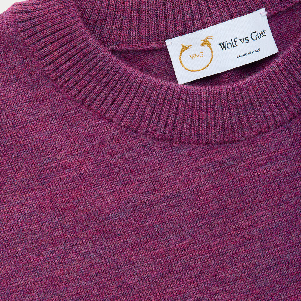 
                  
                    Wool Crewneck Sweater Purple
                  
                