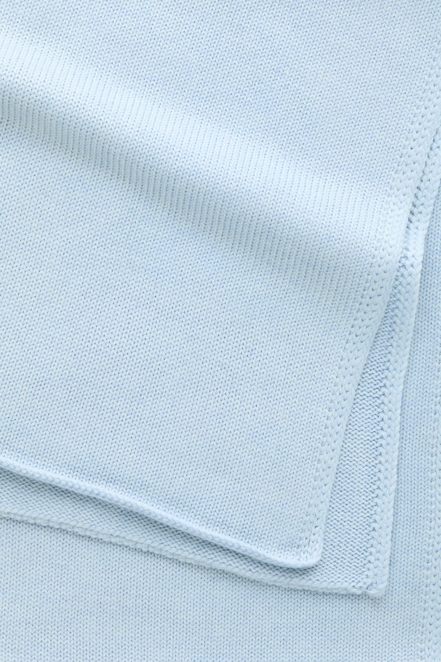 Knitted Maglia Rasata Wool Scarf Icicle