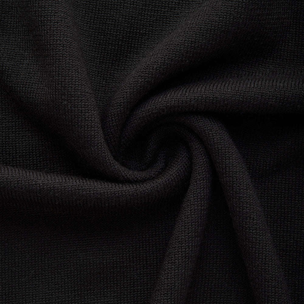
                  
                    Wool Knitted Long Sleeve Polo Black
                  
                