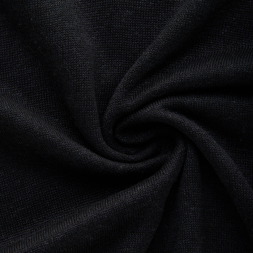 
                  
                    Short Sleeve Knitted Linen Cotton Polo Black
                  
                