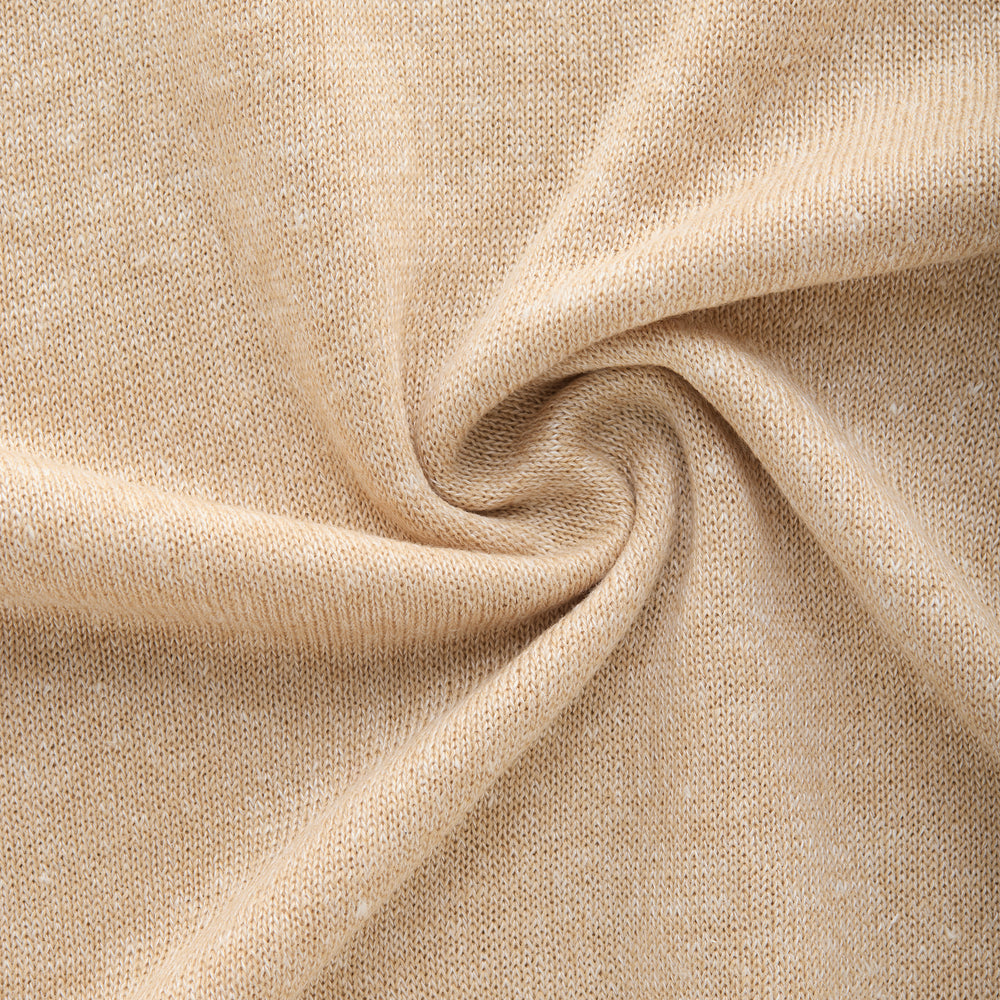 
                  
                    Short Sleeve Knitted Linen Cotton Roll Neck Grano
                  
                