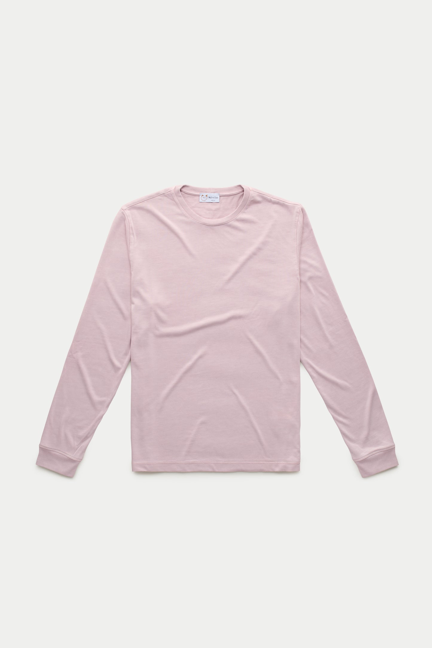 Heavyweight Long Sleeve Bamboo Sorona Jersey Crewneck Burnished Lilac