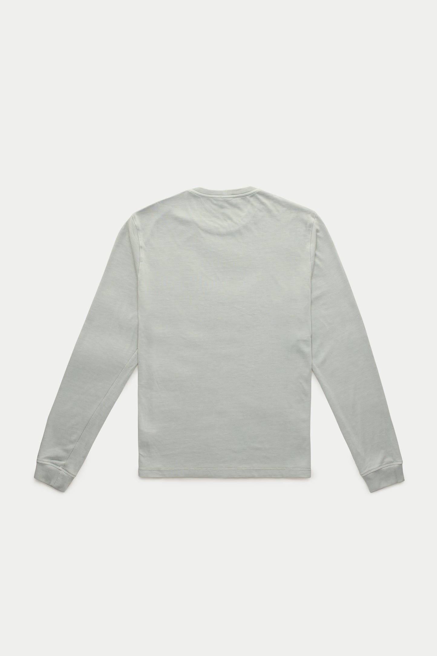 Heavyweight Long Sleeve Bamboo Sorona Jersey Crewneck Steel