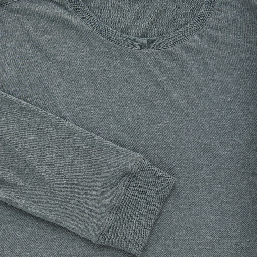 Bamboo Sorona Long Sleeve Crew Neck T-Shirt Darkest Spruce