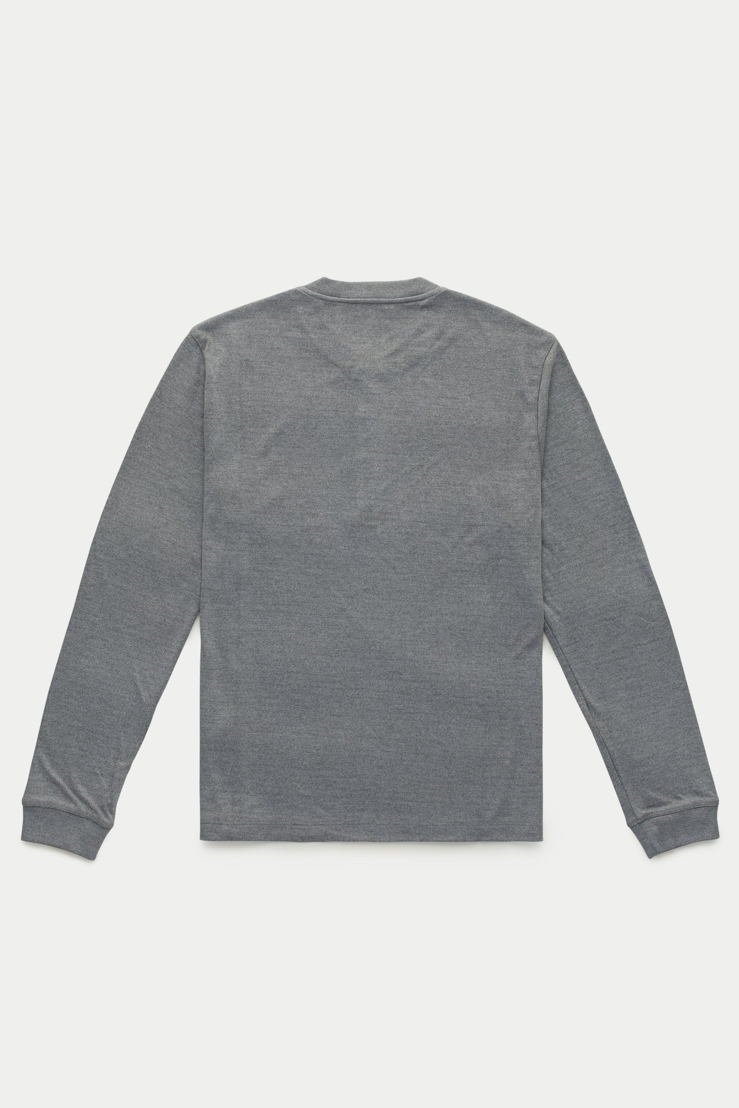 Henley Long Sleeve Bamboo Sorona Interlock Grey