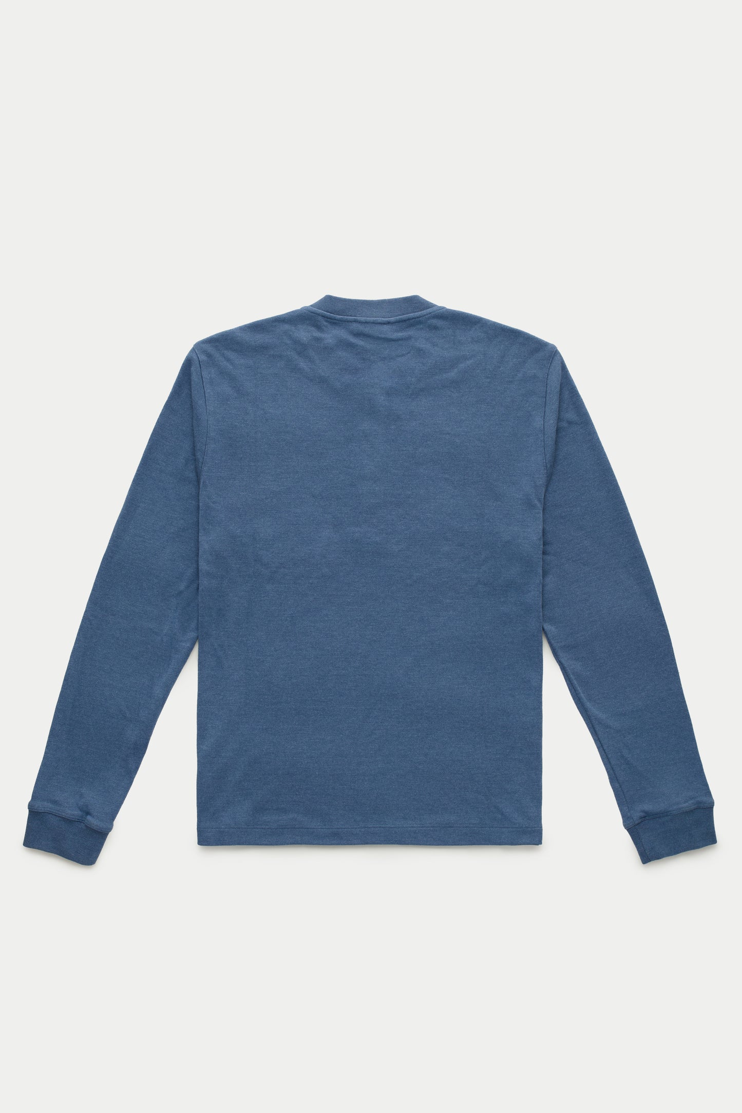 Henley Long Sleeve Bamboo Sorona Interlock Navy