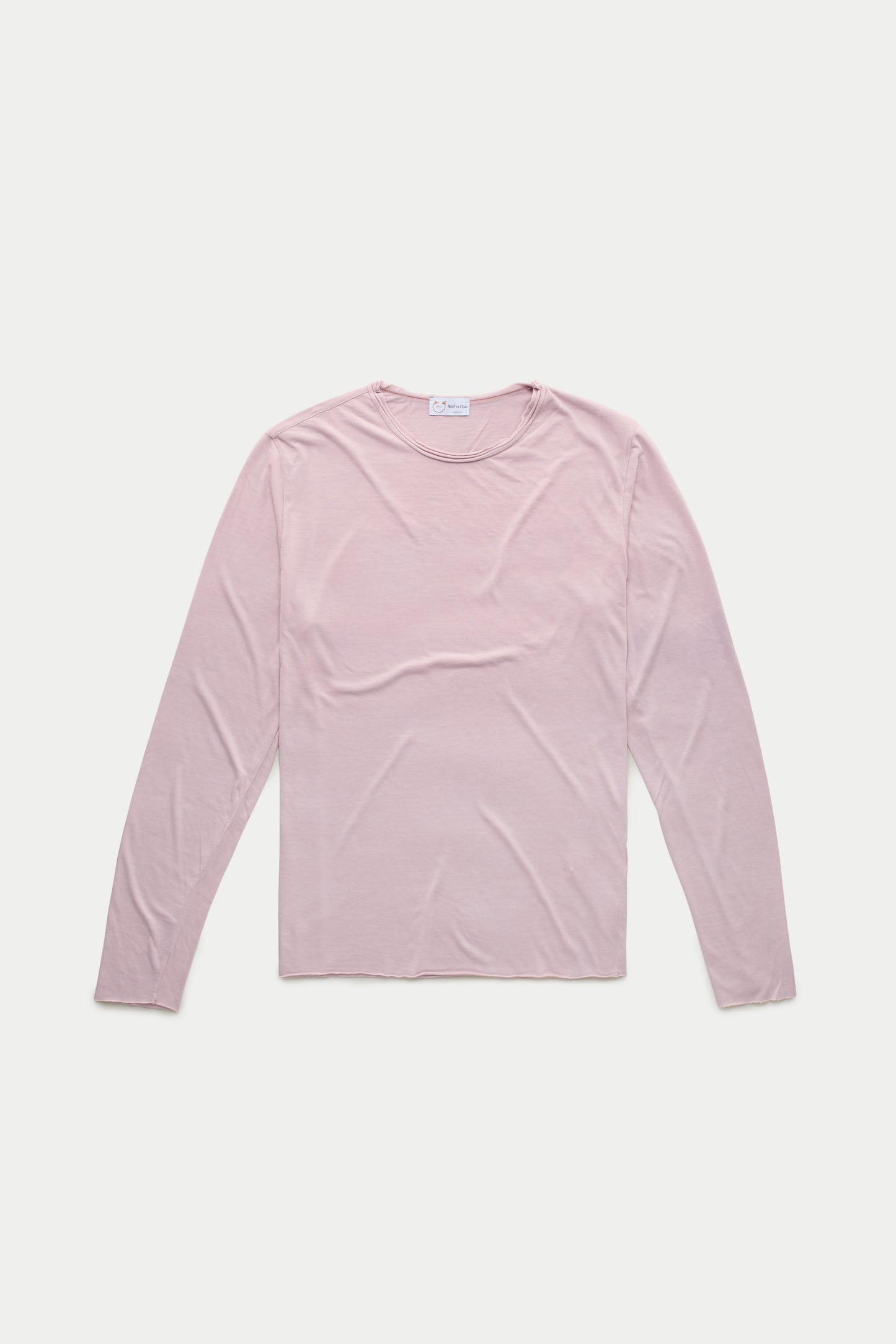 Light Weight Bamboo Sorona Long Sleeve Roll Neck T-Shirt Burnished Lilac