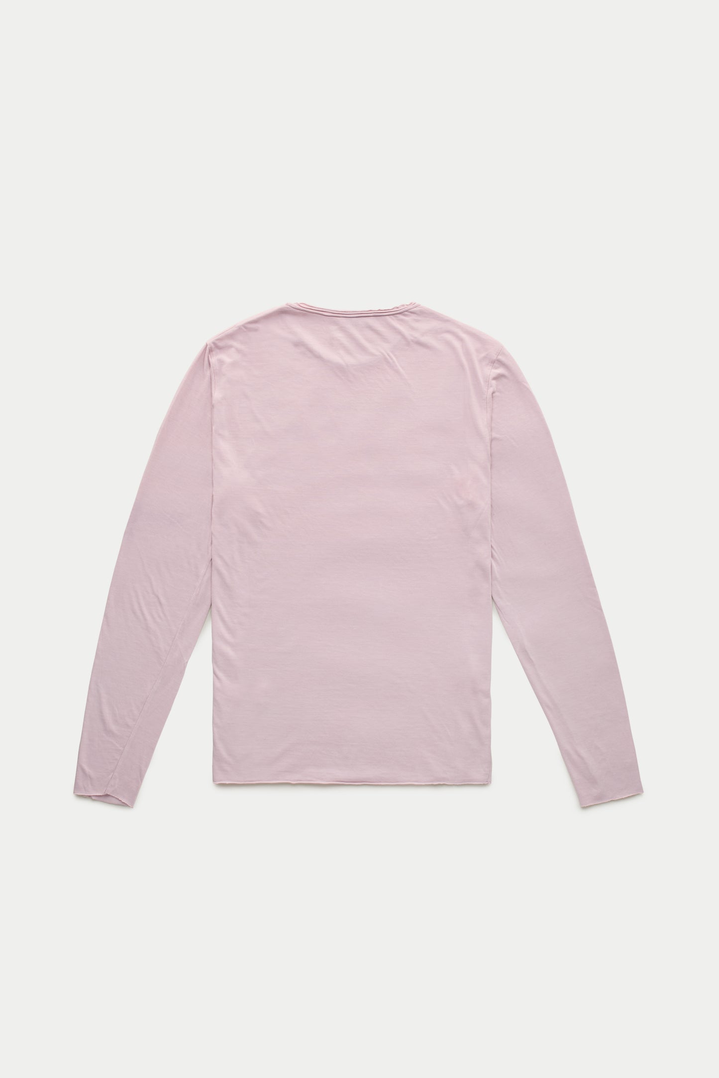 Light Weight Bamboo Sorona Long Sleeve Roll Neck T-Shirt Burnished Lilac