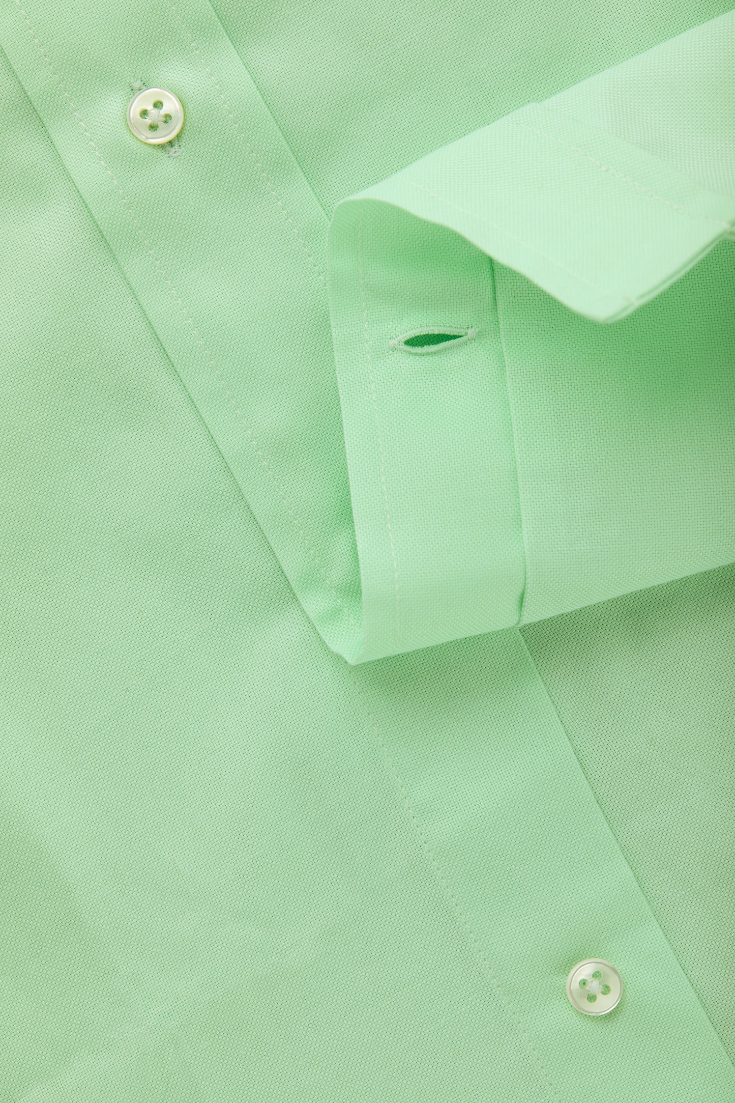 Garment Dyed Oxford Long Sleeve Slim Before-Dinner Moonlight Jade