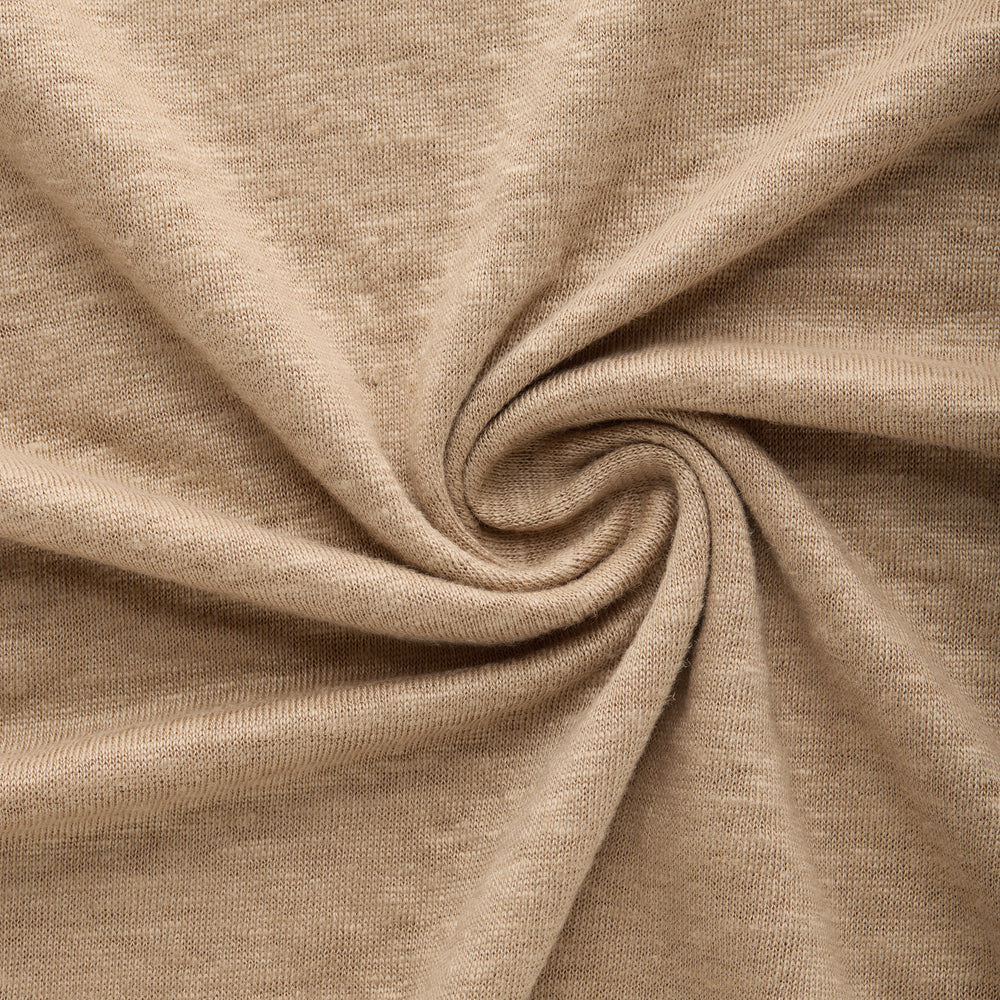 
                  
                    Short Sleeve Linen Crew Neck Tee Hazelnut
                  
                