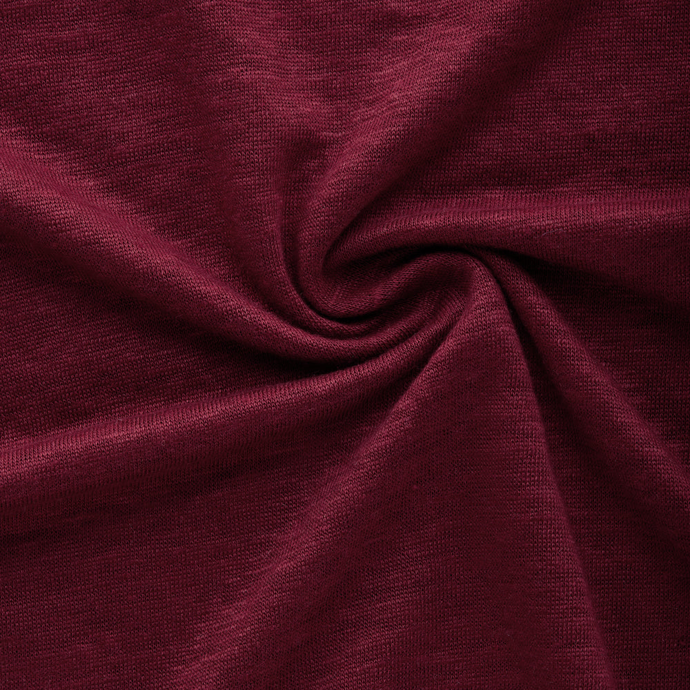 
                  
                    Short Sleeve Linen Crew Neck Tee Rosso
                  
                