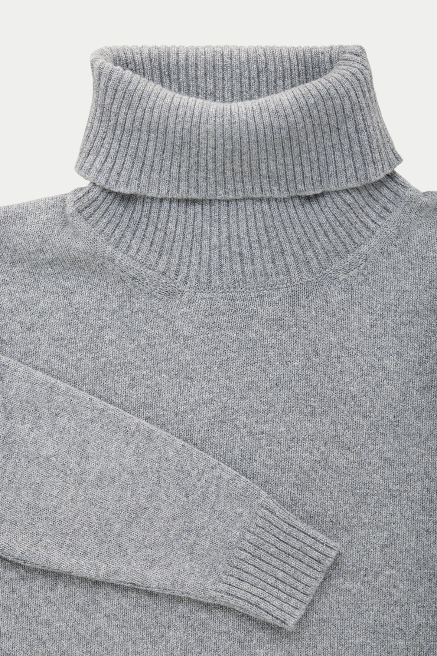 Baby Cashmere Knitted Long Sleeve Turtleneck Flannel