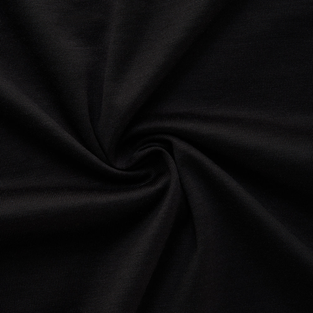 
                  
                    Silk Cotton Short Sleeve Crew Neck T-Shirt Black
                  
                