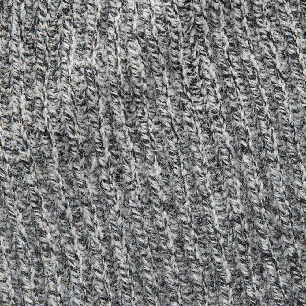 
                  
                    Wide Cuff Baby Alpaca Beanie Black Melange
                  
                