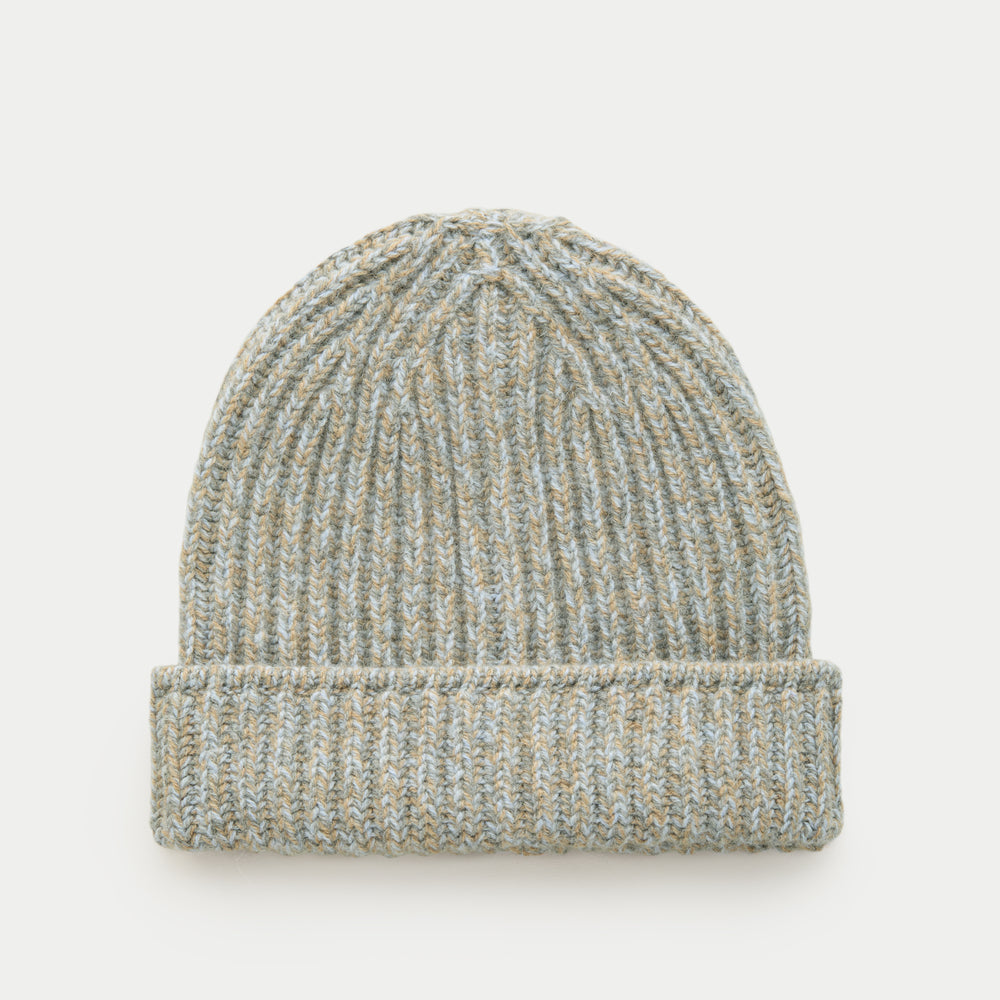 Wide Cuff Baby Alpaca Beanie Nordic Blend