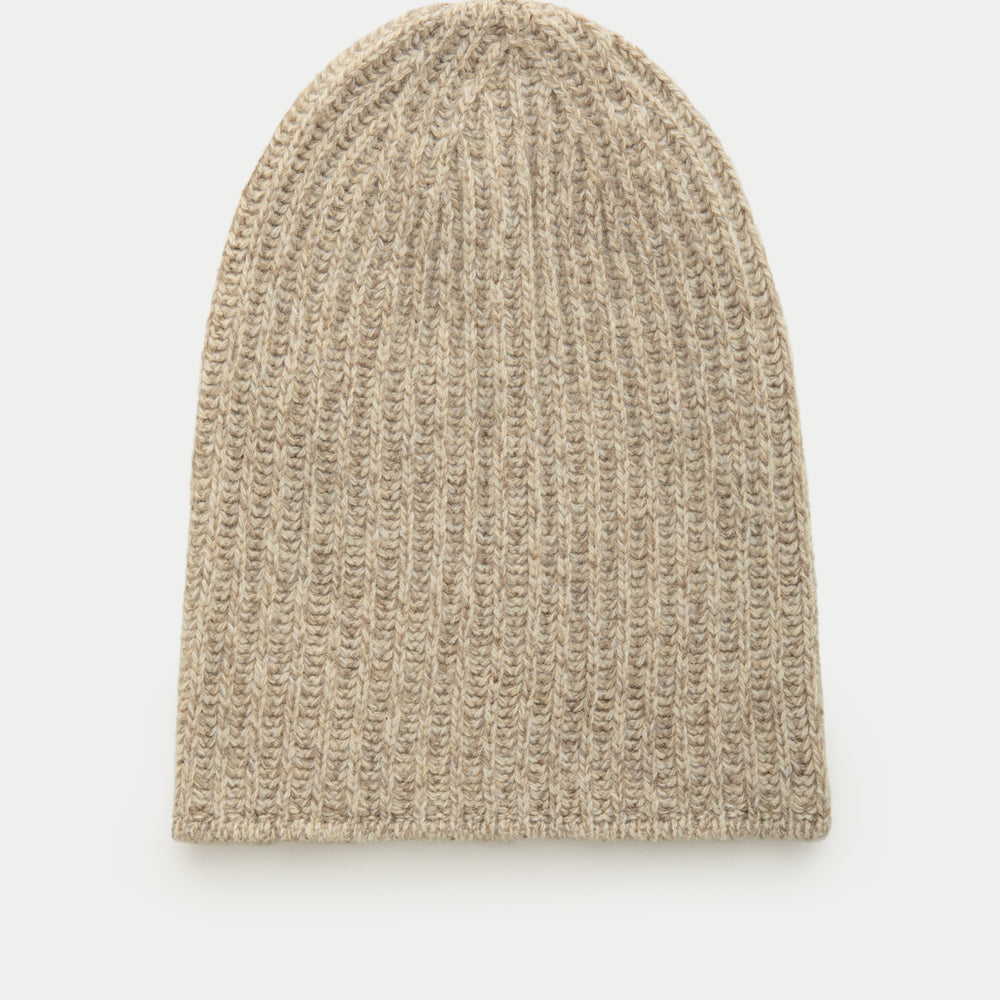 Wide Cuff Cashmere Beanie Orzo