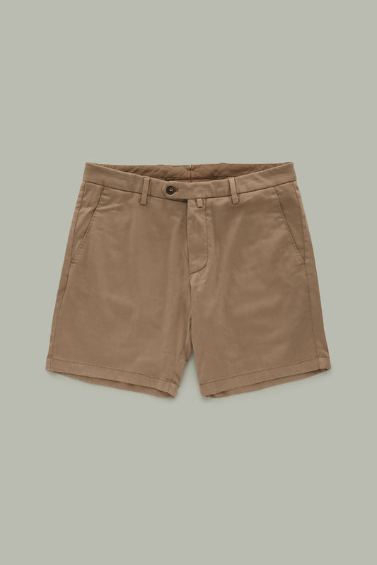 Salvatore Chino Shorts Dark Khaki