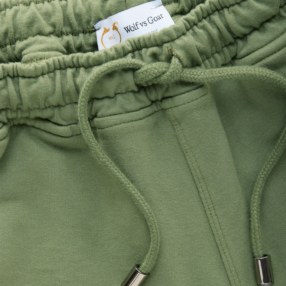 Cotton Modal Sweatshorts Olivine