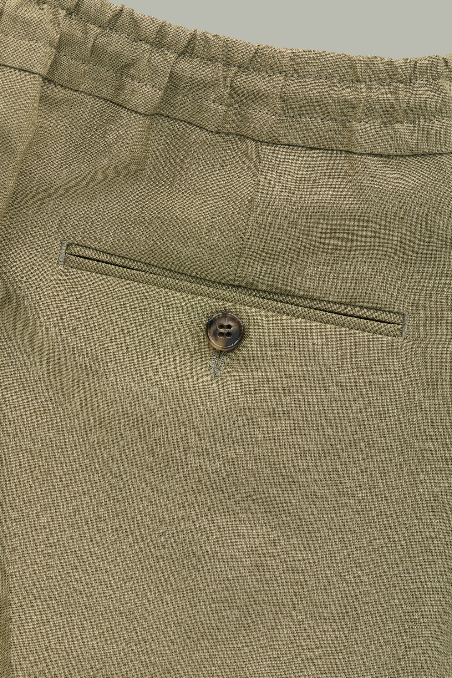 Linen Easy Shorts Sage