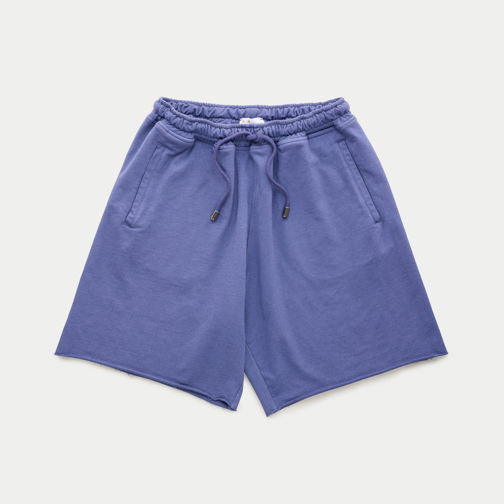 Bamboo Sorona Sweatshorts Rolled Hem Future Dusk